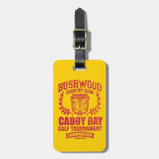 Caddyshack | Bushwood Country Club Caddy Day Golf Gepäckanhänger (Vorderseite vertikal)