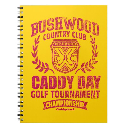 Caddyshack | Bushwood Country Club Caddy Day Golf Notizblock (Vorderseite)