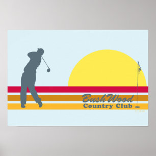Caddyshack   Bushwood Country Club Sunrise Poster
