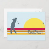 Caddyshack | Bushwood Country Club Sunrise Postkarte (Vorne/Hinten)