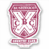 Caddyshack | Bushwood Country Club Wappen Aufkleber (Vorderseite)