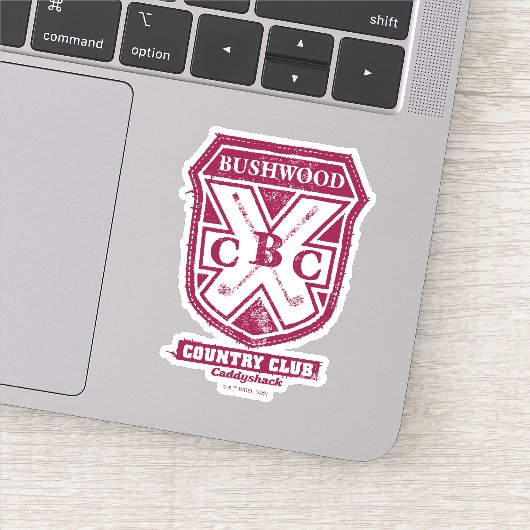 Caddyshack | Bushwood Country Club Wappen Aufkleber (Detail)