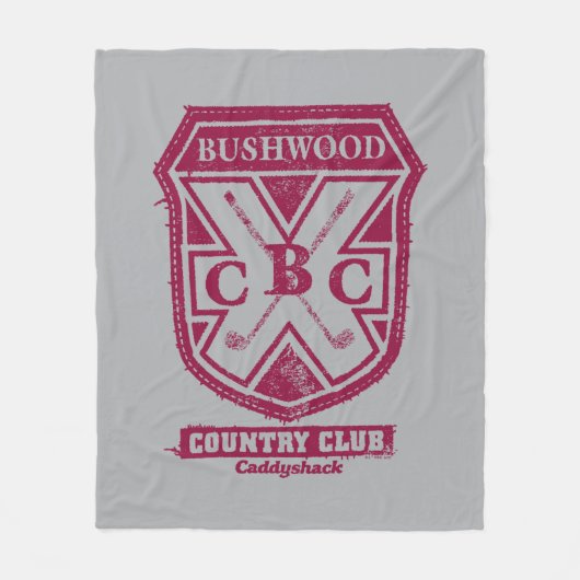 Caddyshack | Bushwood Country Club Wappen Fleecedecke (Vorderseite)