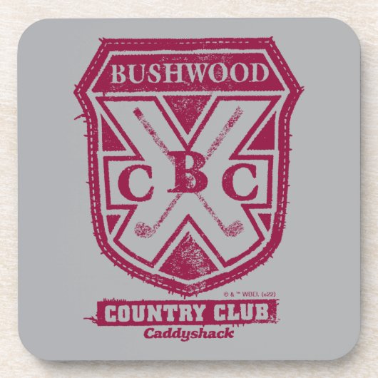 Caddyshack | Bushwood Country Club Wappen Getränkeuntersetzer (Vorderseite)