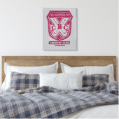 Caddyshack | Bushwood Country Club Wappen Leinwanddruck (Insitu (Schlafzimmer))
