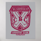 Caddyshack | Bushwood Country Club Wappen Poster (Vorne)