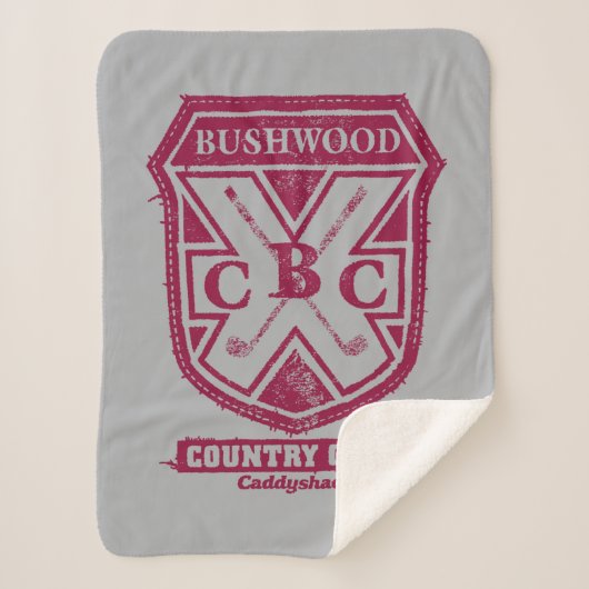 Caddyshack | Bushwood Country Club Wappen Sherpadecke (Vorderseite)