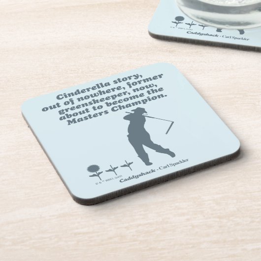 Caddyshack | Cindrella Story Getränkeuntersetzer (Linke Seite)