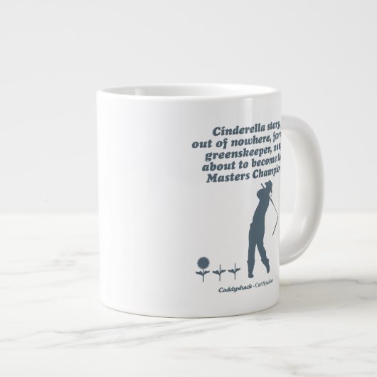 Caddyshack | Cindrella Story Jumbo-Tasse (Vorderseite Rechts)