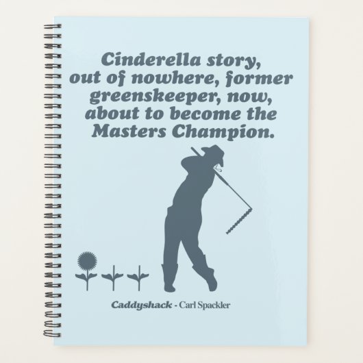 Caddyshack | Cindrella Story Planer (Vorderseite)