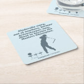 Caddyshack | Cindrella Story Rechteckiger Pappuntersetzer (angewinkelt)