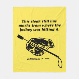 Caddyshack Dieser Steak hat immer noch Markierun Fleecedecke