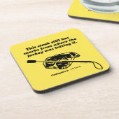 Caddyshack | Dieser Steak hat immer noch Markierun Getränkeuntersetzer (Linke Seite)