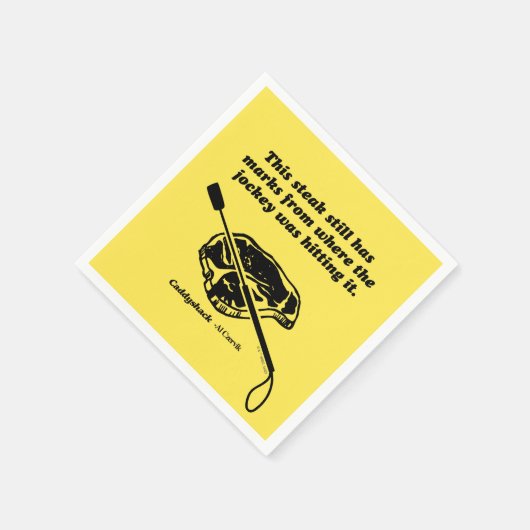 Caddyshack | Dieser Steak hat immer noch Markierun Serviette (Ecke)