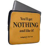 Caddyshack | Du wirst nichts bekommen und es mögen Laptopschutzhülle (Vorne Rechts)