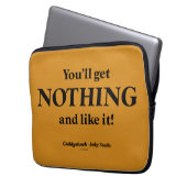 Caddyshack | Du wirst nichts bekommen und es mögen Laptopschutzhülle (Vorderseite Links)