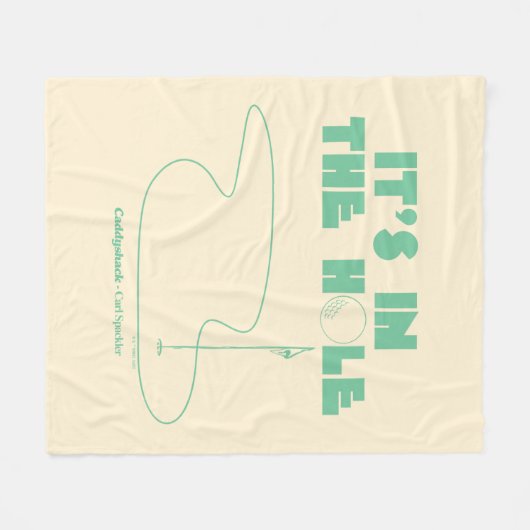 Caddyshack | Es ist im Loch Fleecedecke (Vorderseite (Horizontal))