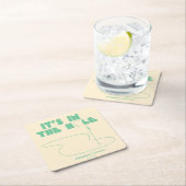 Caddyshack | Es ist im Loch Rechteckiger Pappuntersetzer (Vor Ort)