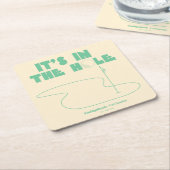 Caddyshack | Es ist im Loch Rechteckiger Pappuntersetzer (angewinkelt)