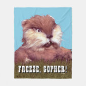 Caddyshack | Freeze, Gopher! Fleecedecke (Vorderseite)