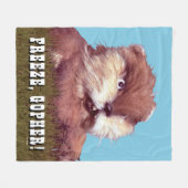 Caddyshack | Freeze, Gopher! Fleecedecke (Vorderseite (Horizontal))