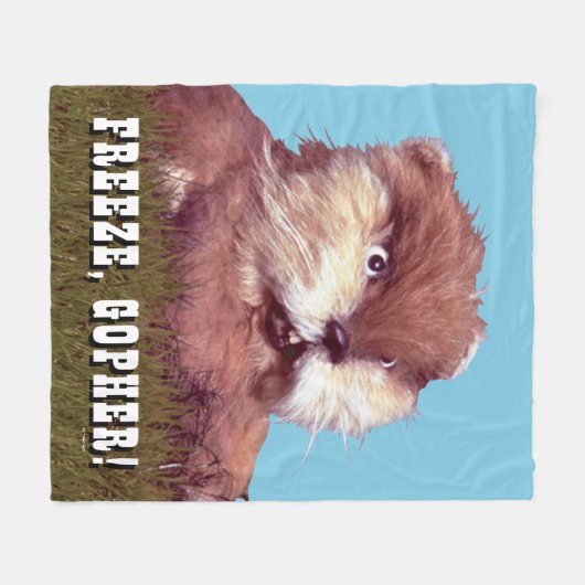 Caddyshack | Freeze, Gopher! Fleecedecke (Vorderseite (Horizontal))