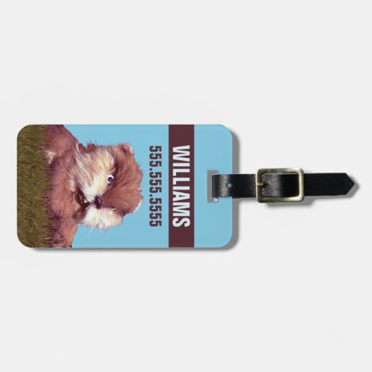 Caddyshack | Freeze, Gopher! Gepäckanhänger (Vorderseite horizontal)