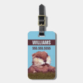 Caddyshack | Freeze, Gopher! Gepäckanhänger (Vorderseite vertikal)