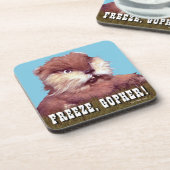 Caddyshack | Freeze, Gopher! Getränkeuntersetzer (Linke Seite)