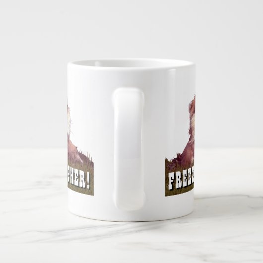 Caddyshack | Freeze, Gopher! Jumbo-Tasse (Rückseite)