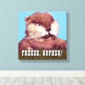 Caddyshack | Freeze, Gopher! Leinwanddruck (Insitu (Holzboden))