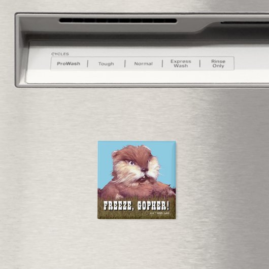 Caddyshack | Freeze, Gopher! Magnet (In Situ (Geschirrspüler))
