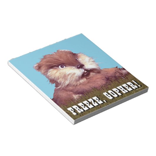 Caddyshack | Freeze, Gopher! Notizblock (angewinkelt)