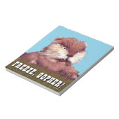 Caddyshack | Freeze, Gopher! Notizblock (Rotiert)