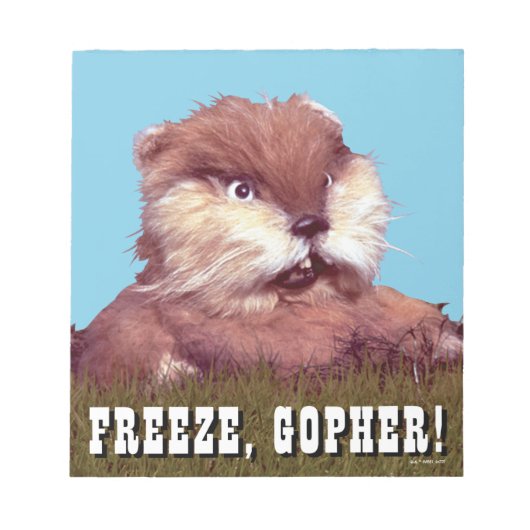 Caddyshack | Freeze, Gopher! Notizblock (Vorderseite)