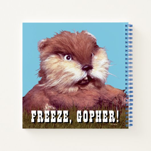 Caddyshack | Freeze, Gopher! Notizblock (Rückseite)