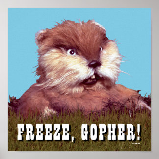 Caddyshack | Freeze, Gopher! Poster