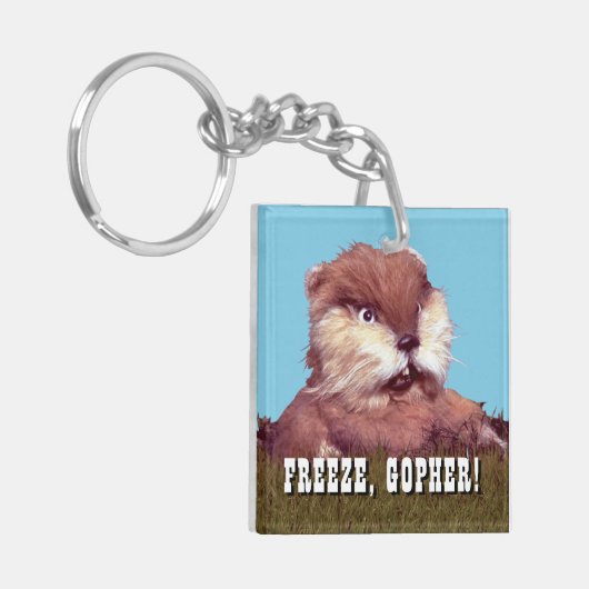 Caddyshack | Freeze, Gopher! Schlüsselanhänger (Vorderseite links)