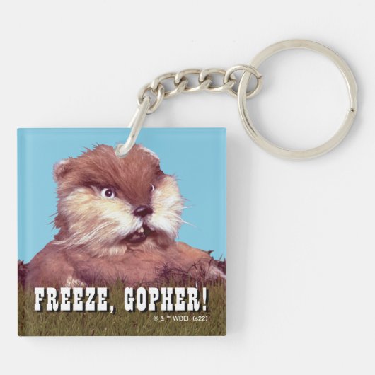 Caddyshack | Freeze, Gopher! Schlüsselanhänger (Rückseite)