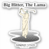 Caddyshack | Großer Hitter, der Lama Aufkleber (Vorderseite)