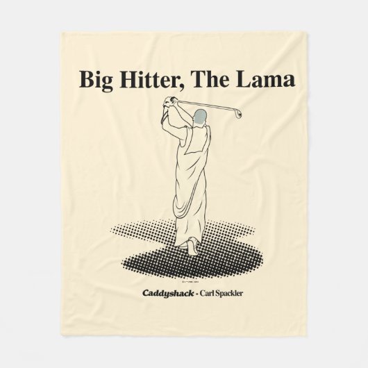 Caddyshack | Großer Hitter, der Lama Fleecedecke (Vorderseite)