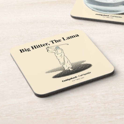 Caddyshack | Großer Hitter, der Lama Getränkeuntersetzer (Linke Seite)