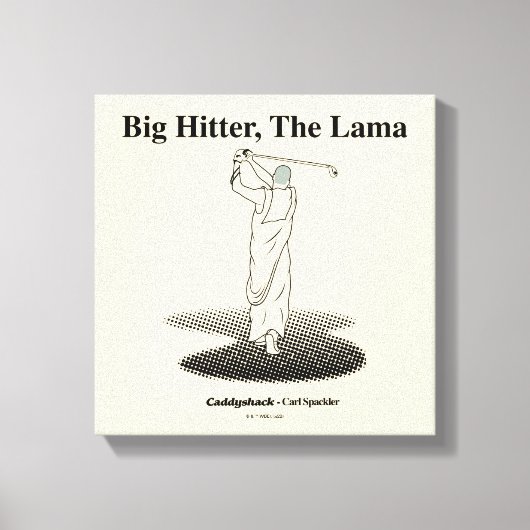 Caddyshack | Großer Hitter, der Lama Leinwanddruck (Vorderseite)