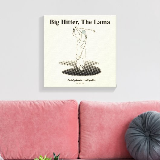 Caddyshack | Großer Hitter, der Lama Leinwanddruck (Insitu (Wohnzimmer))