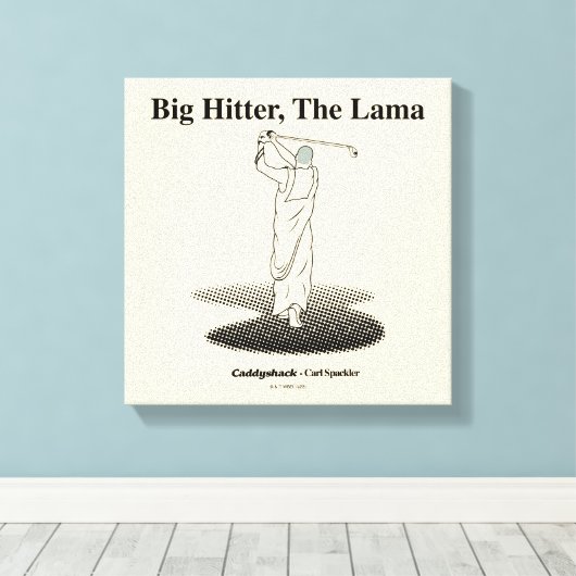 Caddyshack | Großer Hitter, der Lama Leinwanddruck (Insitu (Holzboden))