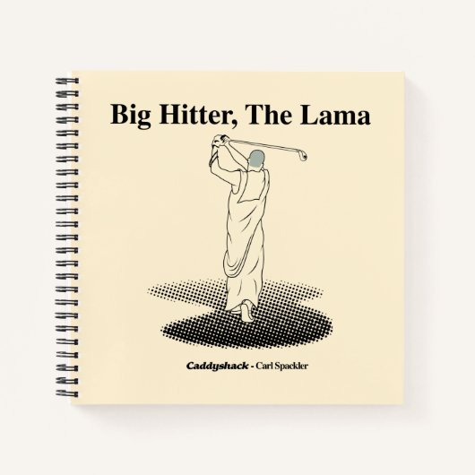 Caddyshack | Großer Hitter, der Lama Notizblock (Vorderseite)