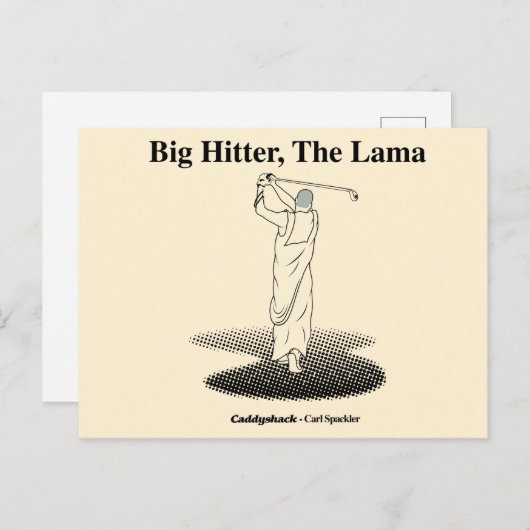 Caddyshack | Großer Hitter, der Lama Postkarte (Vorne/Hinten)