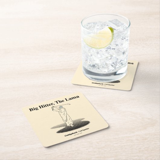 Caddyshack | Großer Hitter, der Lama Rechteckiger Pappuntersetzer (Vor Ort)