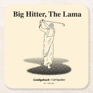 Caddyshack   Großer Hitter, der Lama Rechteckiger Pappuntersetzer
