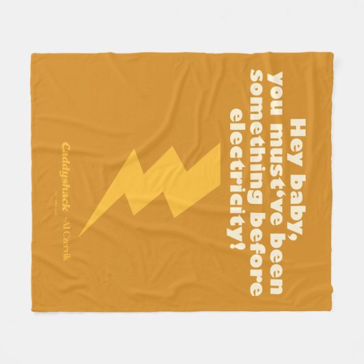 Caddyshack | Hey Baby, du musst etwas gewesen sein Fleecedecke (Vorderseite (Horizontal))